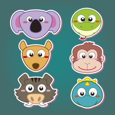 sevimli hayvan kafa simgesi