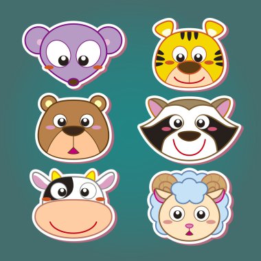 sevimli hayvan kafa simgesi