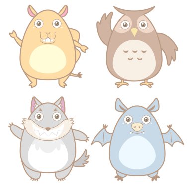 sevimli hayvan simgesi toplama gösterimi