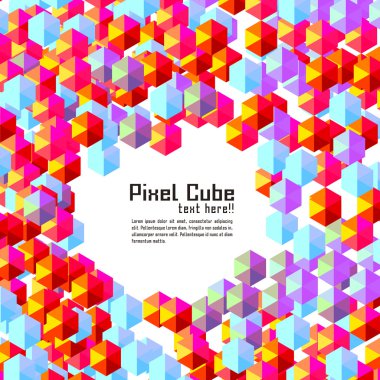 soyut modern piksel arka plan