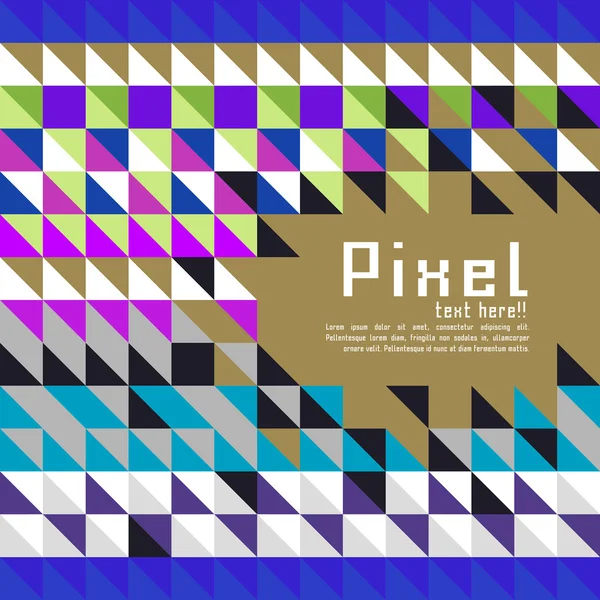 Fond pixel moderne abstrait — Image vectorielle