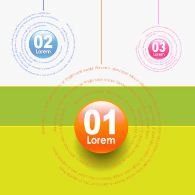 vektör soyut 3d kağıt bilgi grafikleri