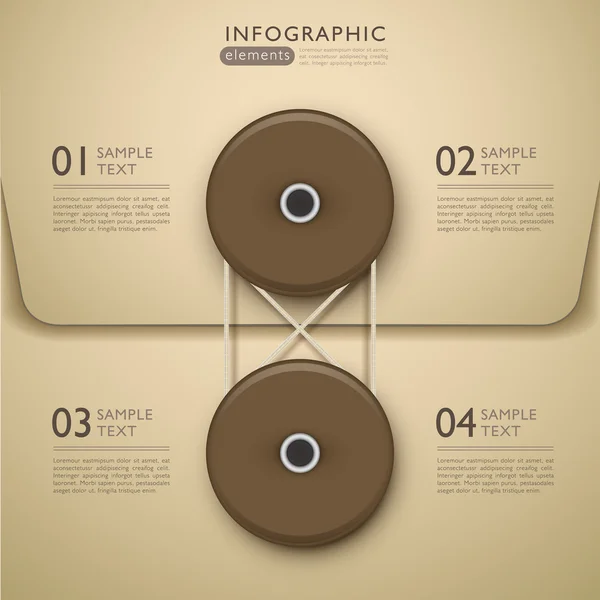 Infográficos63 — Vetor de Stock