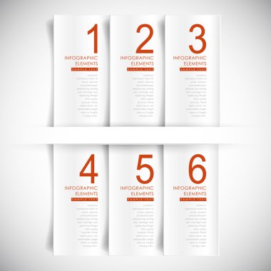 soyut 3d vektör banner infographics