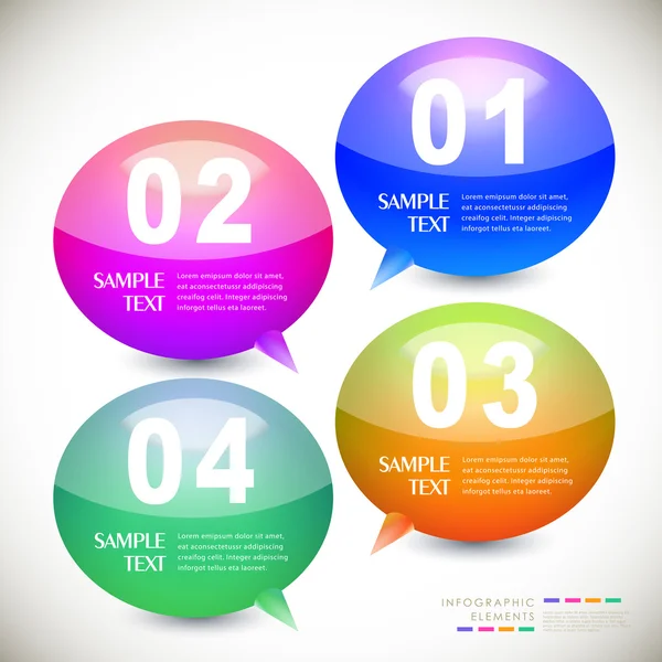 Infografías abstractas vectoriales — Archivo Imágenes Vectoriales