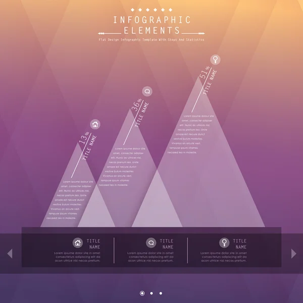 Resumo gráfico infográficos — Vetor de Stock