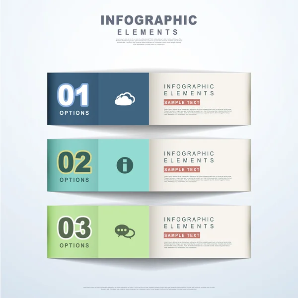 Infografica astratta banner — Vettoriale Stock