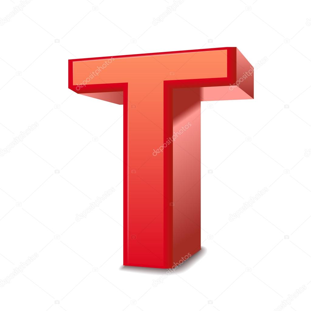 3d letter T