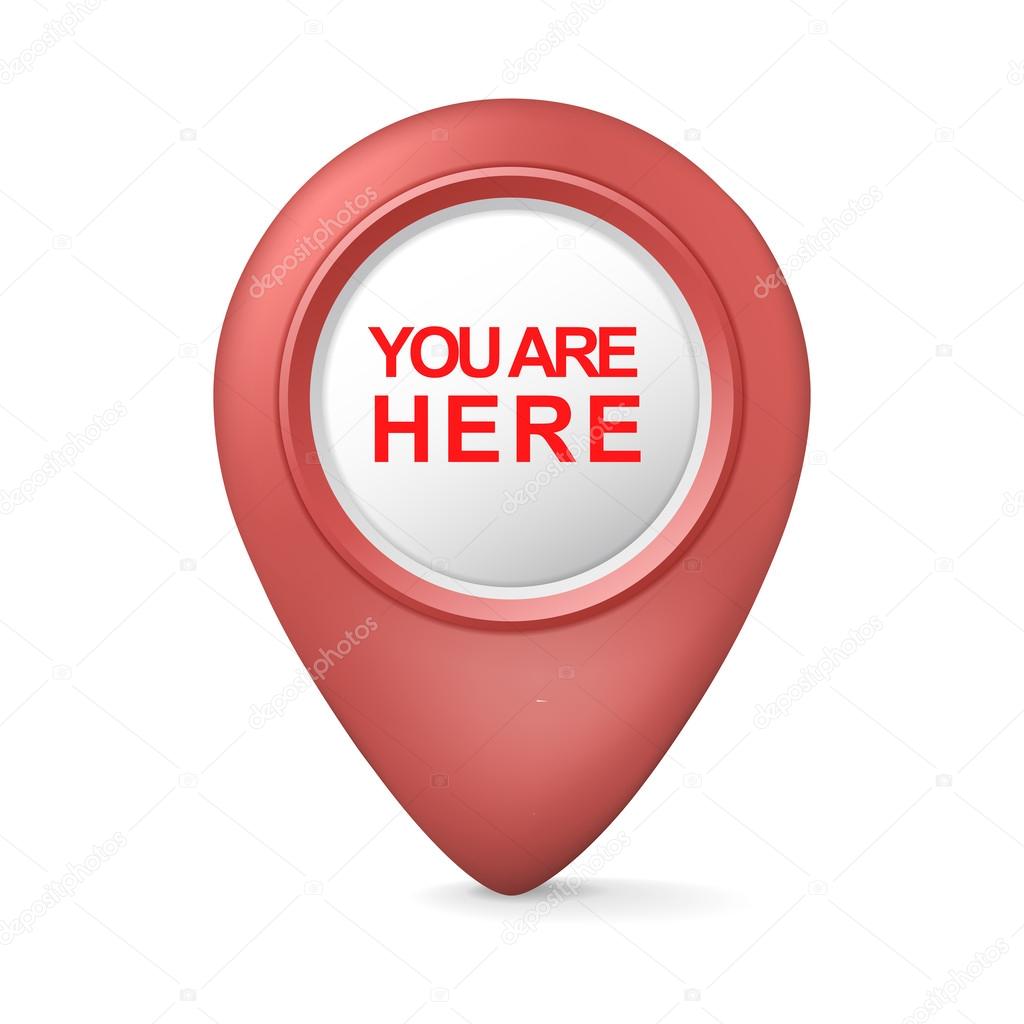 3d you are here symbol