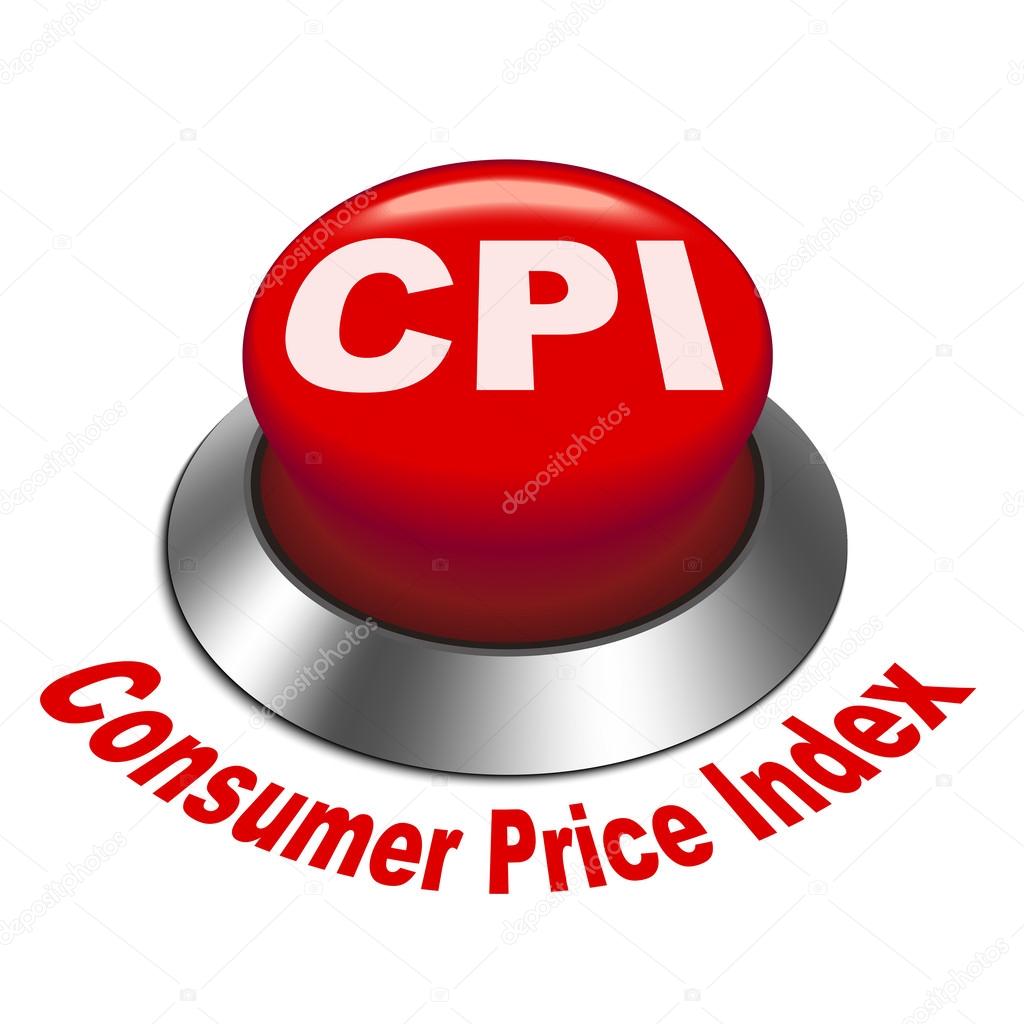 3d illustration of CPI ( Consumer Price Index ) button