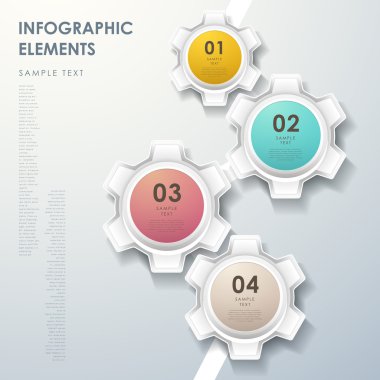 arka dişli akış şeması infographics