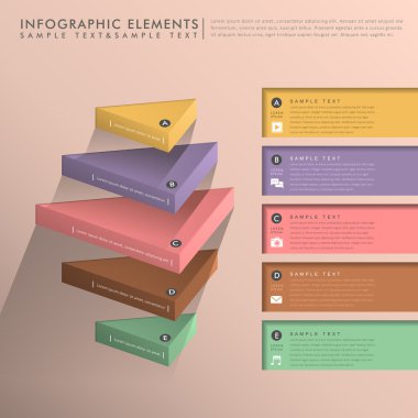 estilo simples banner abstrato infográficos