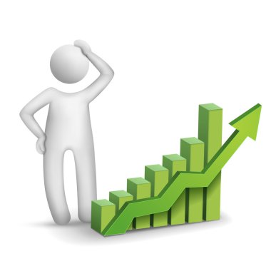 3d adam bar chart ile düşünme