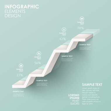 arka merdiven akış şeması infographics