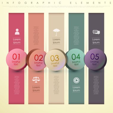 etiket infographics bar soyut