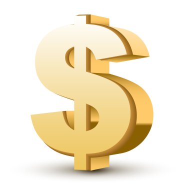 Altın dolar simgesi