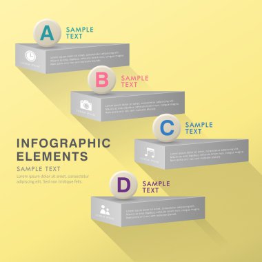 soyut afiş infographics