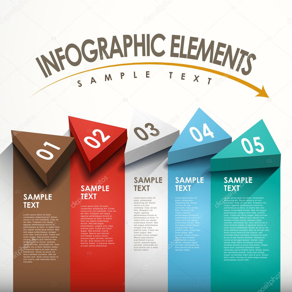 abstract banner infographics