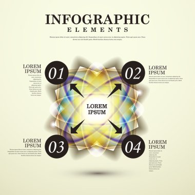 soyut seçeneği infographics