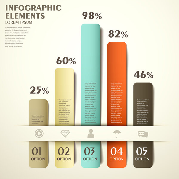 Абстрактная инфографика
