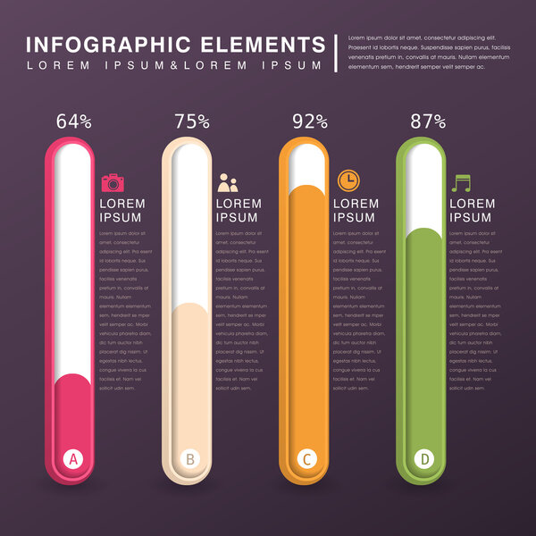 Абстрактная инфографика
