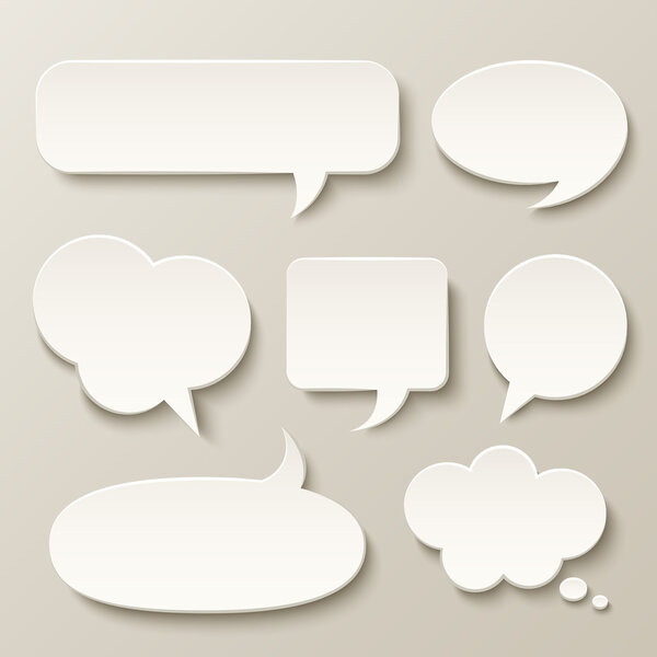 abstract speech bubble design