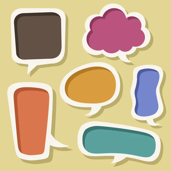 Abstract speech bubble design — Stock Vector