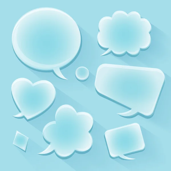 Abstract speech bubble design — Stock Vector