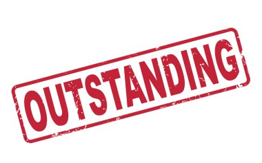 üstün beyaz üzerine kırmızı metin damgası