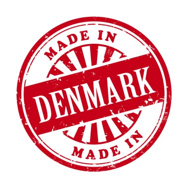 Danimarka grunge lastik damga yapılmış 