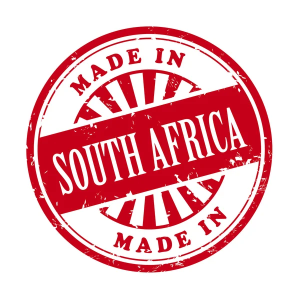 Feito em África do Sul selo de borracha grunge — Vetor de Stock