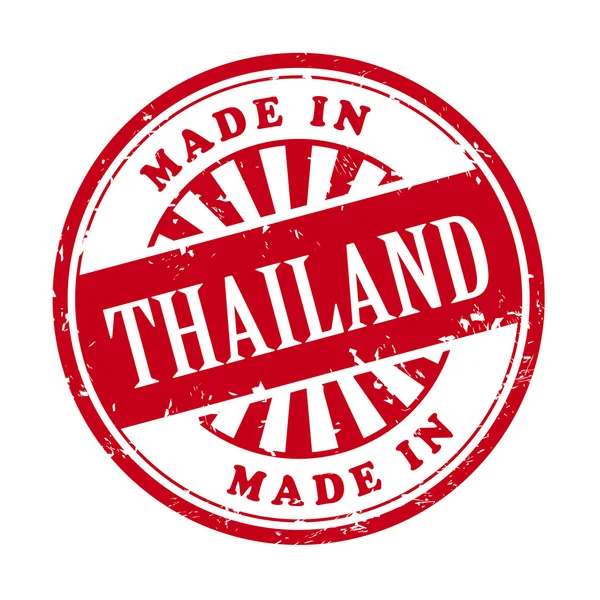 Сделано в Таиланде гранж-резиновая марка — стоковый вектор