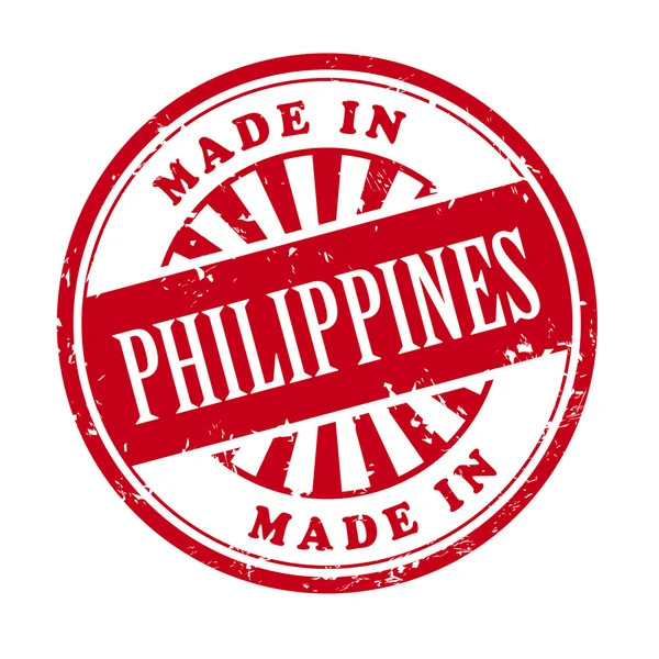 Зроблено в Філіппінах штамп гранж — стоковий вектор