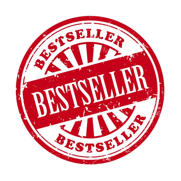 Bestseller grunge razítko — Stockový vektor