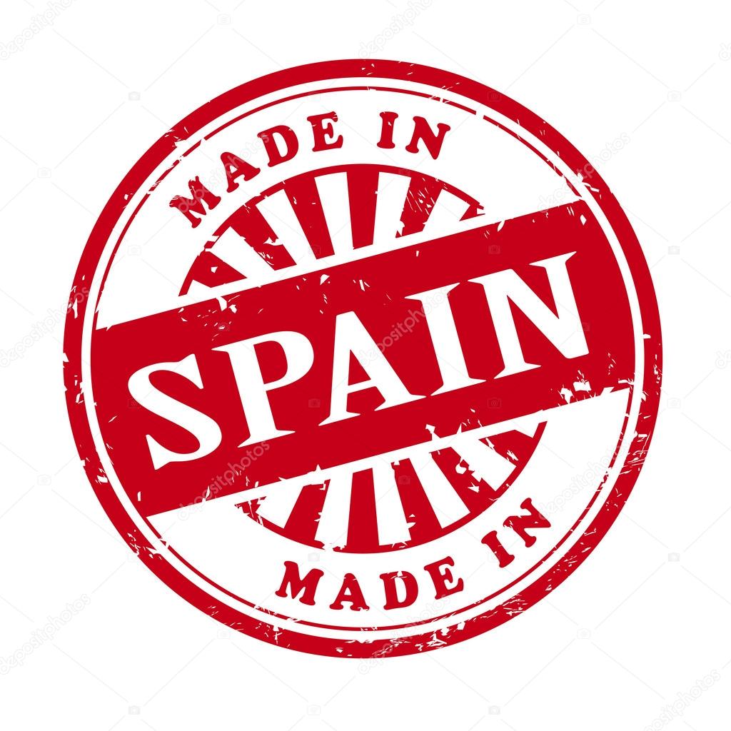 Made in Spain grunge rubber stamp — Stock Vector © kchungtw #43886435