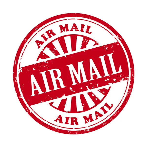 Sello de goma grunge de correo aéreo — Archivo Imágenes Vectoriales