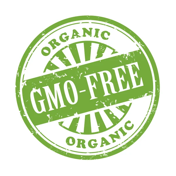 Sello de goma grunge gmo-free — Vector de stock