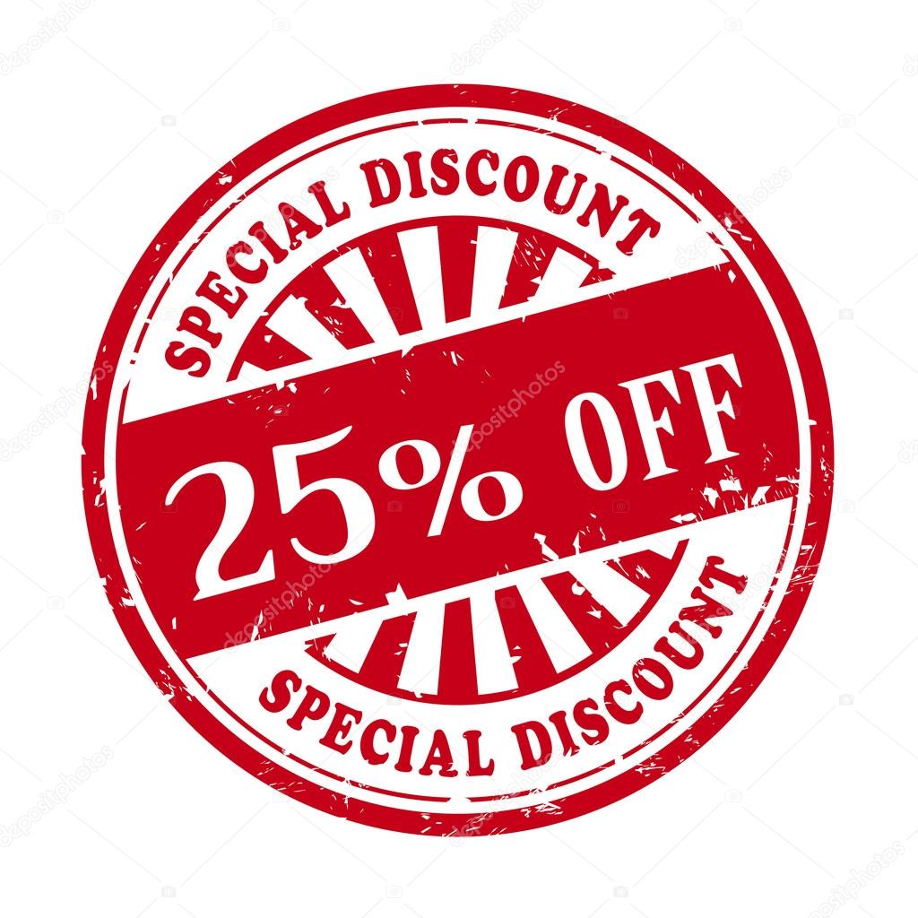25 Percent Off Grunge Rubber Stamp Stock Vector Image By C Kchungtw