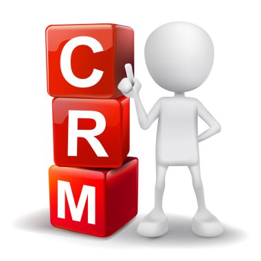 kişi kelime crm küpleri ile 3D çizimi