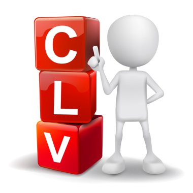 kişi kelime clv küpleri ile 3D çizimi