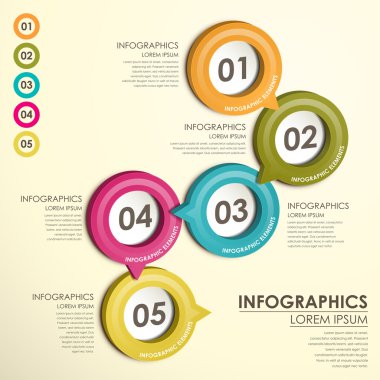 círculo rótulo fluxograma infográficos