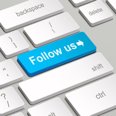 sosyal medya kavramı ile bilgisayar klavye