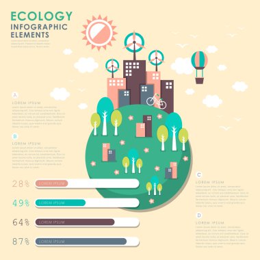 vektör çizimi infographics elemanları tasarımı