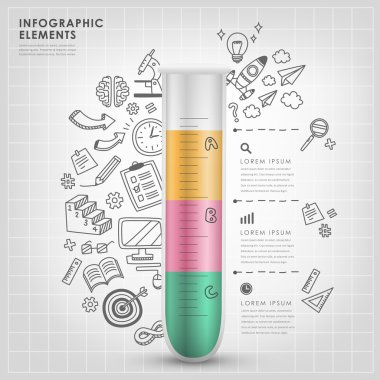 vektör çizimi infographics elemanları tasarımı