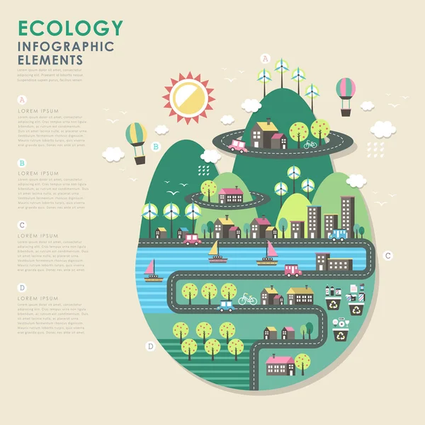 Vector illustratie infographics elementen ontwerp — Stockvector