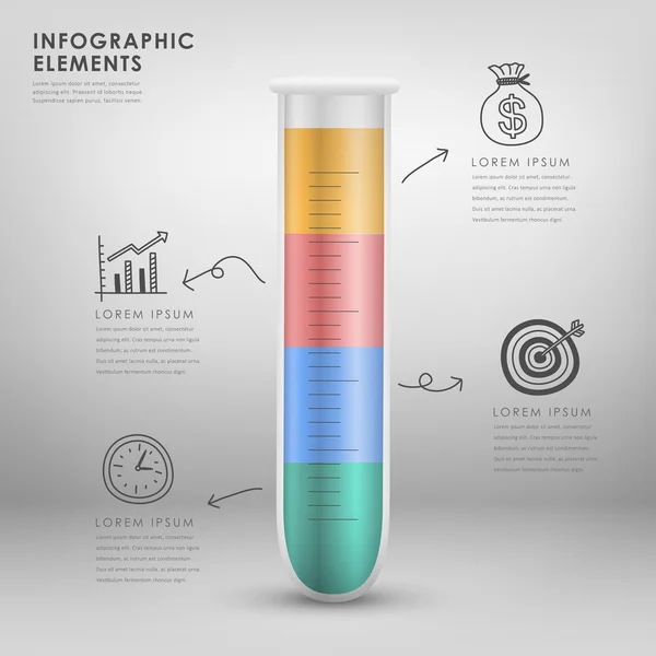 Vector illustration infographics elements design — Stock Vector