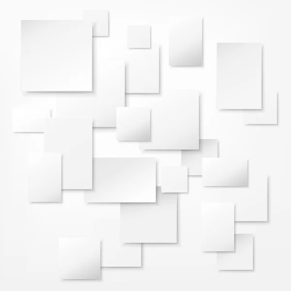 Abstrakte überlappende Quadrate Rechteck Konzept Illustration — Stockvektor