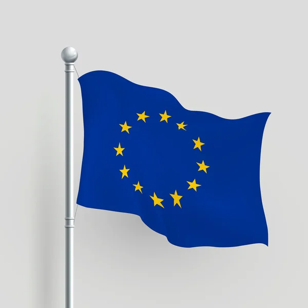 3d 矢量欧洲国旗 — 图库矢量图片
