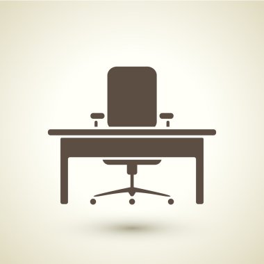 retro tarzı ofis simgesi