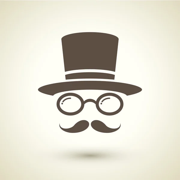 Estilo retro icono hipster — Vector de stock